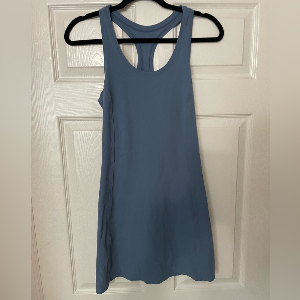 Athleta Blue Racerback Dress